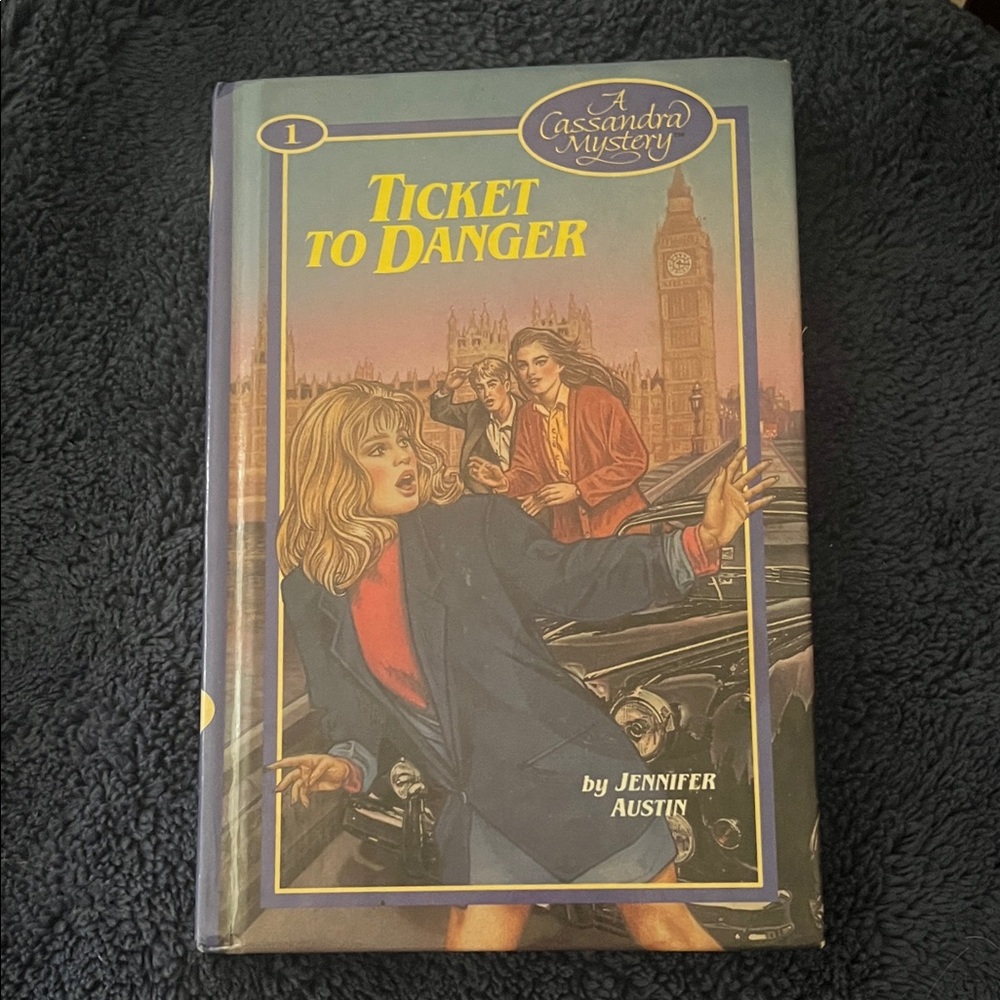 Ticket to Danger Hardcover Book by Jennifer Austin